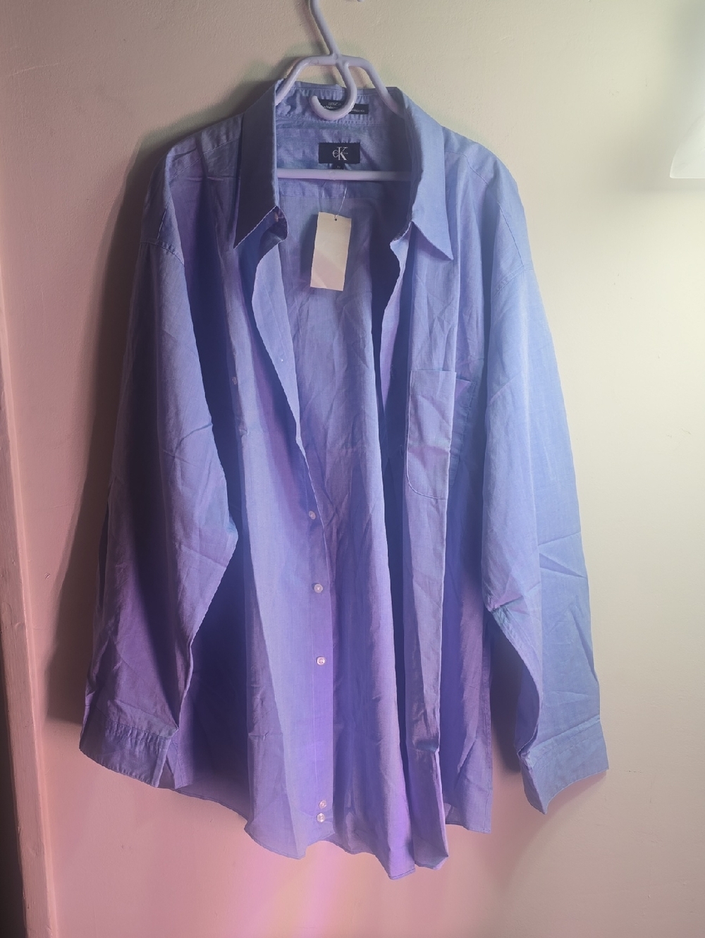 Calvin Klein Sky Blue Men's Dress Shirt